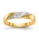 14K Yellow Gold AA Quality Ladies Wedding Band