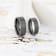 SAN ANTONIO Flat Black Tungsten Carbide Band with Brushed Finish 8mm