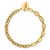 14K Yellow Gold Anchor and Cable Link 7.5 inch Toggle Bracelet