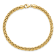 14K Yellow Gold Polished 8.5-inch Wheat Chain Bracelet