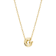 CZ Initial G Tennis Necklace And Pendant Set In 14K Gold Over Brass 4.05ctw