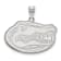 Rhodium Over Sterling Silver LogoArt University of Florida Large Pendant