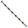 Sterling Silver with 14K Gold Over Sterling Silver Accent Oxidized Smoky
Quartz Bracelet