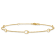 14K Yellow Gold Polished with 1-inch Extension Anklet