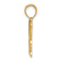 14k Yellow Gold Large Filigree Cut-Out Butterfly Pendant