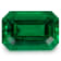 Panjshir Valley Emerald 6.9x4.8mm Emerald Cut 0.82ct