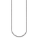 Rhodium Over Sterling Silver Polished 2.1mm Franco 20 Inch Chain