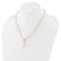 Gold Tone Sterling Silver 3-5.5mm Freshwater Cultured Pearl LETTER T
18-inch Necklace