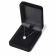 White Cubic Zirconia 14k White Gold Pendant With Chain 1.50ctw