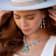 Barse Jewelry Floral Chandelier Blue Turquoise Sterling Silver Earrings