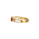 Red And White Cubic Zirconia 18K Gold Over Sterling Silver Ring 2.41ctw