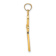 14k Yellow Gold Cross with Filigree Center Charm