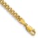14k Yellow Gold 4.25mm Solid Miami Cuban Link Bracelet