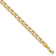 14k Yellow Gold 5mm Diamond-Cut Double Link Bracelet