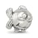 Sterling Silver Fish Bead
