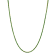 7.00ctw Emerald 14k Yellow Gold Tennis Necklace, 17 Inches
