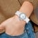 Ladies Charles Hubert White Ceramic 38mm Watch