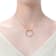 CZ Halo Solitaire Pendant In 14K Gold Over Sterling Silver