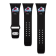 Gametime NHL Colorado Avalanche Black Silicone Apple Watch Band (38/40mm
M/L). Watch not included.