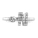 Rhodium Over 14K White Gold Lab Grown Diamond VS/SI GH, Initial N
Adjustable Ring
