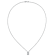 White Lab-Grown Diamond F VS 14K White Gold "B" Initial
Necklace 2.00ct