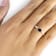 Black Sapphire 14K Gold Over Sterling Silver Ring 0.63ctw