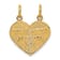 14K Yellow Gold Break-apart MOM-DAUGHTER Charm