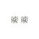 Round Moissanite 14k Yellow Gold Over Silver Stud Earrings 2.00ctw DEW