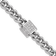 Rhodium Over Sterling Silver Cubic Zirconia Curb Link 7 Inch with 1-inch
Extension Bracelet