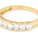 Lab-Grown Diamond Band Ring In 14K Yellow Gold Over Sterling Silver