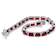 Lab-Created Ruby Tennis Bracelet In Sterling Silver 25.91ctw