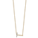 14k Yellow Gold and Rhodium Over 14k Yellow Gold Sideways Diamond
Initial T Pendant 18 Inch Necklace