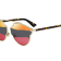 Christian Dior SoReal Gold Tone and Tortoise Frame / Pink, Black and
Golden Mirrored Lens Sunglasses