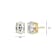 Oval Moissanite 14k Yellow Gold Over Silver Stud Earrings 3.00ctw DEW