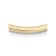 14K Yellow Gold 10mm Domed 16-inch Omega Necklace