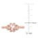 Morganite and Diamond 10K Rose Gold Filigree Ring 0.73ctw