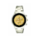 CROTON Ceramic and Steel Quartz Men's Pineapple and Black Flange Watch