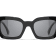 Chanel Black Frame with Gold Chain Detail / Gray Polarized Frame Sunglasses