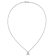 White Lab-Grown Diamond F VS 14K White Gold "A" Initial
Necklace 2.00ct