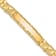14k Yellow Gold Textured Nugget ID Bracelet