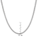 Men's 3.5mm Franco Box Chain Necklace In Stainless Steel 24 Inch
