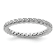 Sterling Silver Stackable Expressions Polished Diamond Ring 0.18ctw