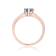 London Blue Topaz Heart Shape 14K Rose Gold Over Sterling Silver
Solitaire Ring