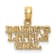 10K Yellow Gold DADDYS LITTLE GIRL Charm