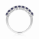 Blue Real Sapphire Ring Sapphire Sterling Silver Anniversary Style
Stackable Band Ring