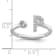 Rhodium Over 14K White Gold Lab Grown Diamond VS/SI GH, Initial P
Adjustable Ring