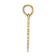 14k Yellow Gold Heart with Lace Trim Pendant