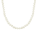White Freshwater Pearl Necklace, Bracelet with Round Stud Earrings
Sterling Silver Jewelry Set