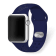 Gametime Atlanta Braves Debossed Silicone Apple Watch Band (38/40mm
M/L). Watch not included.