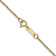 14k Yellow Gold 1.1mm Solid Rope 14 Inch Chain